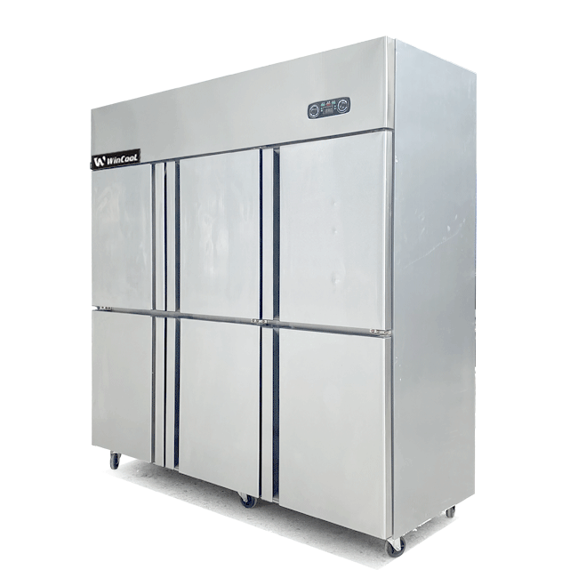 Tủ đông đứng 6 cánh 1598L 1 chế độ làm lạnh quạt gió