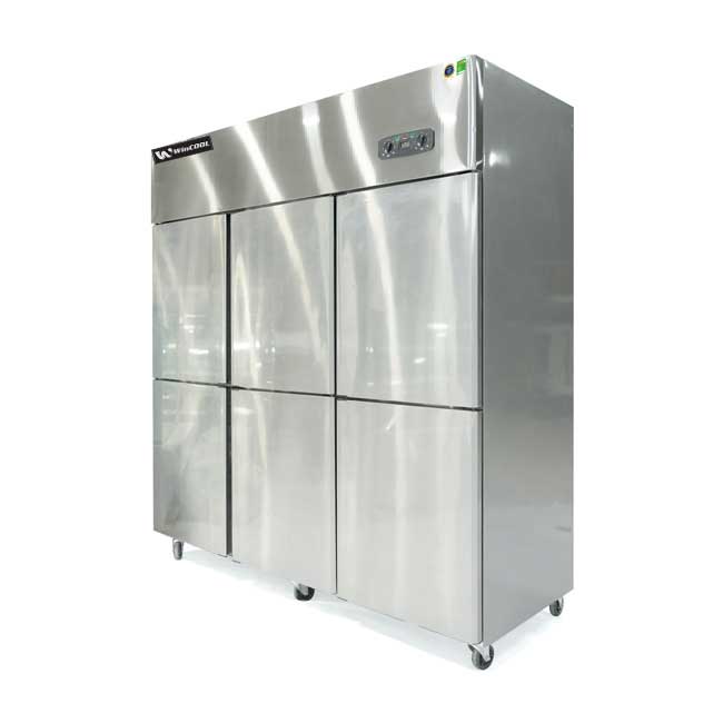 Tủ đông đứng 6 cánh 1598L 2 chế độ làm lạnh quạt gió