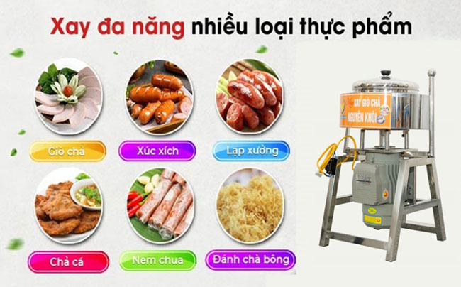 Xay đa dạng thực phẩm