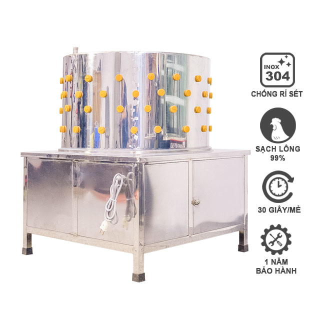 Máy vặt lông gà phi 100cm