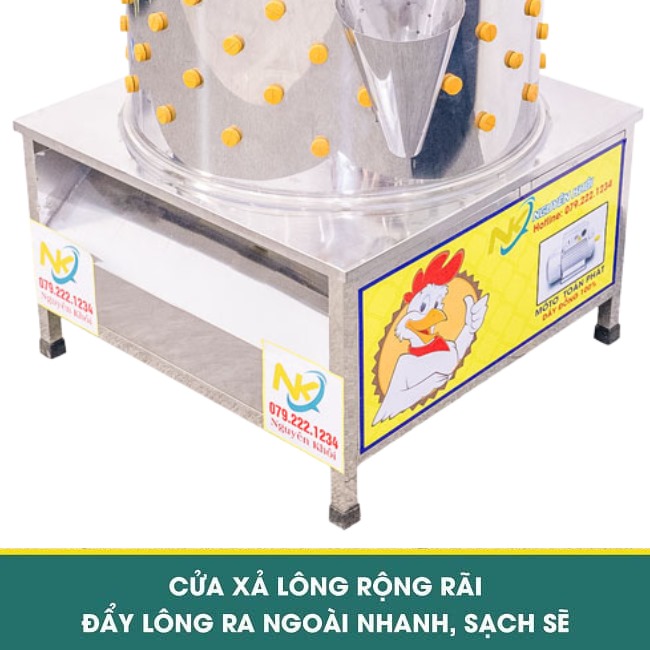 Máng xả lông