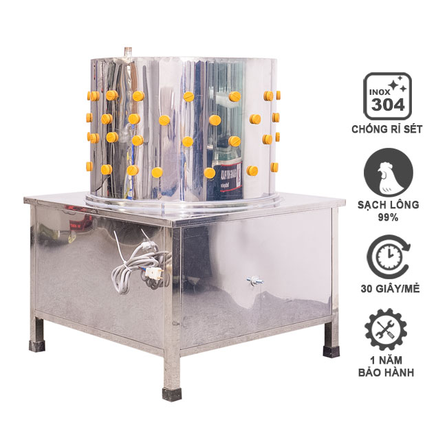 Máy vặt lông gà phi 50 cm