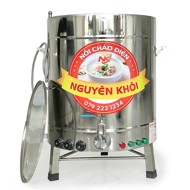 Nồi nấu cháo công nghiệp 500L