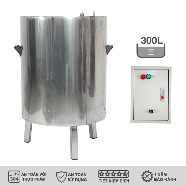 Nồi nấu cháo công nghiệp 300L
