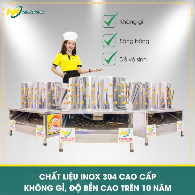 Máy vặt lông gà vịt Nguyên Khôi