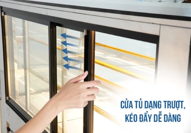 Cửa trượt thao tác thuận tiện