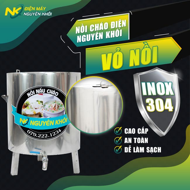 Vỏ nồi sáng bóng