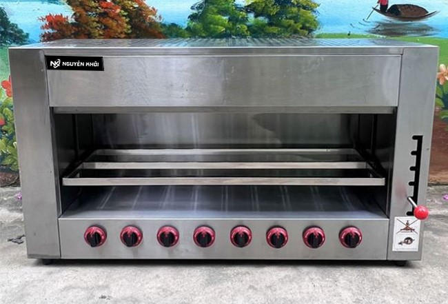 Lưu ý khi dùng lò nướng Salamander 8 họng