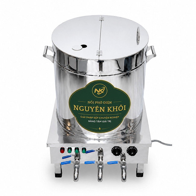 Nồi nấu phở 3 ngăn 100L