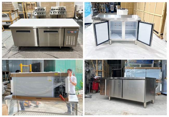 Kho hàng tủ mát bàn chặt