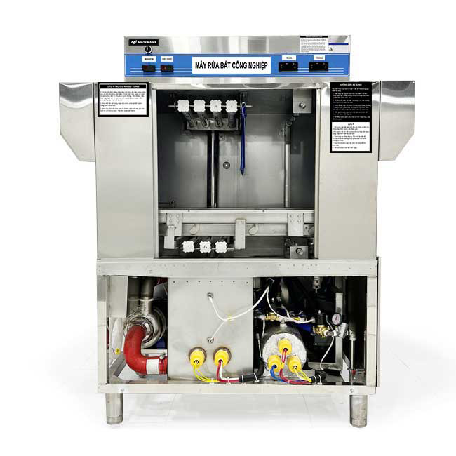 Máy rửa bát công nghiệp băng chuyền MRB-JS-GPC-1200-304