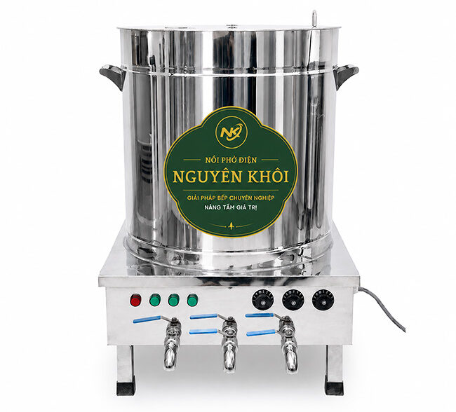 Nồi nấu phở điện 3 ngăn 200L Nguy&ecirc;n Kh&ocirc;i