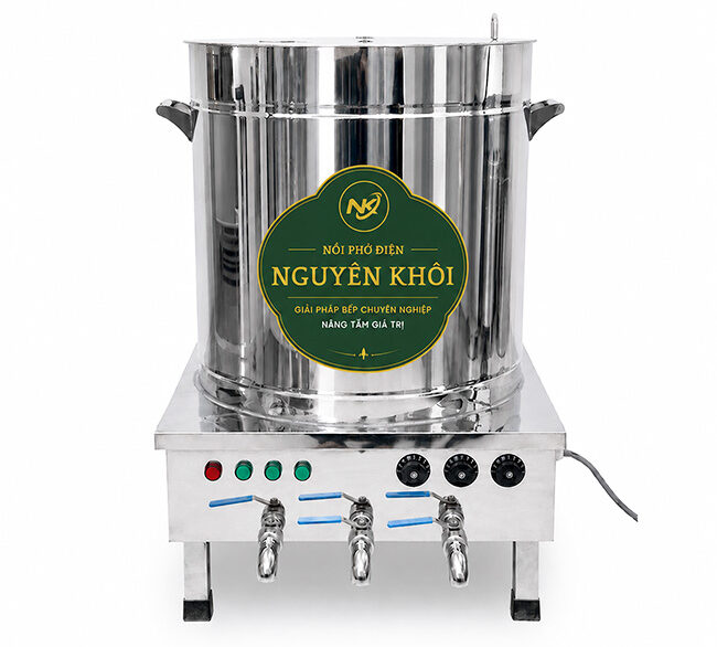 Nồi nấu phở điện 3 ngăn 300L Nguy&ecirc;n Kh&ocirc;i