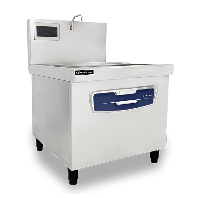 Bếp xào điện từ 1 họng liền chảo 15kW