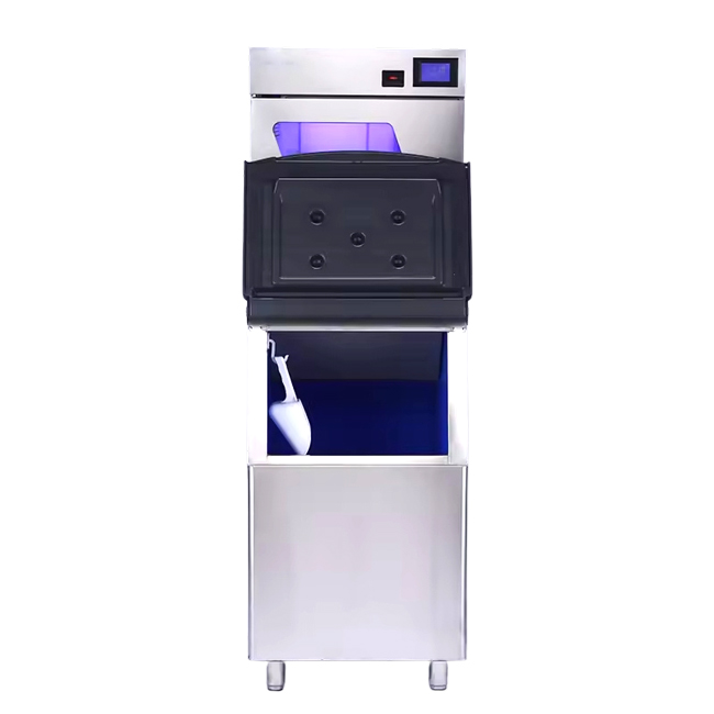 Máy làm đá viên có kính 250kg