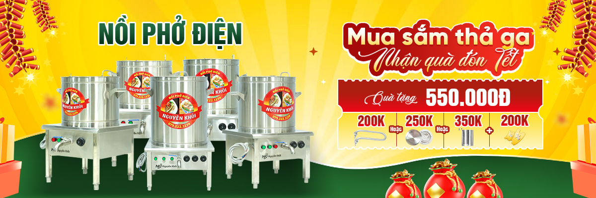 99+ Mẫu Nồi nấu phở điện 1, 2, 3 ngăn Inox 304 rẻ, BH 6 năm