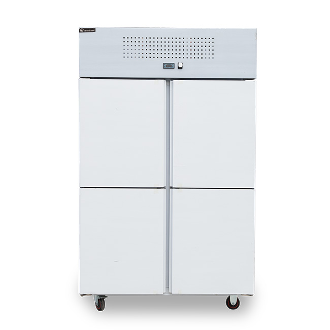 Tủ đông đứng 4 cánh 1000L làm lạnh trực tiếp