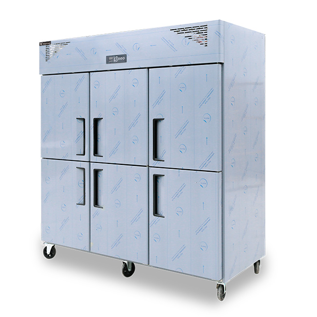 Tủ đông đứng 6 cánh 1600L làm lạnh quạt gió