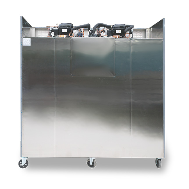 Tủ đông đứng 6 cánh 1600L làm lạnh quạt gió