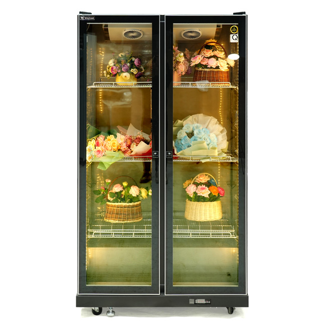 Tủ bảo quản hoa 2 cánh