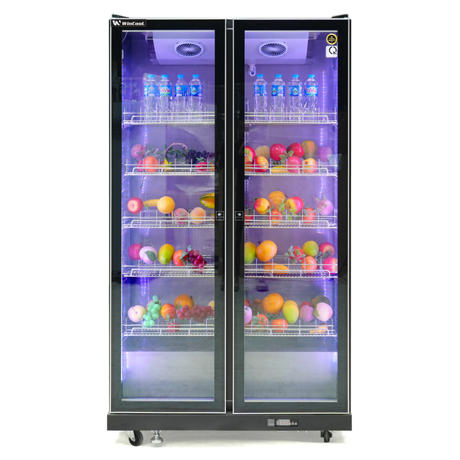 Tủ mát 2 cánh đen HR1180PJ 1000L