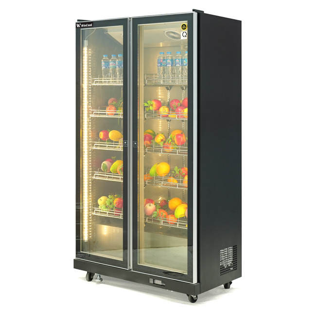 Tủ mát 2 cánh đen HR1180PJ 1000L