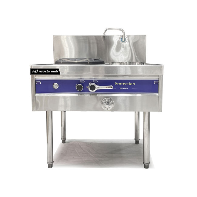 Bếp Á 1 họng gas 88cm có quạt thổi