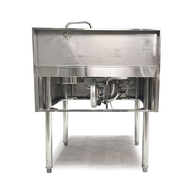 Bếp Á 1 họng gas 88cm có quạt thổi