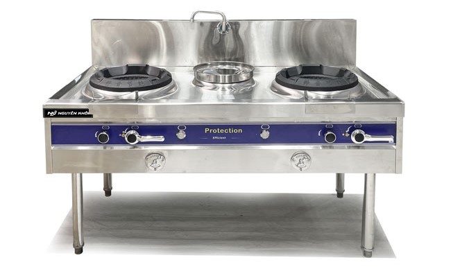 Bếp &Aacute; 2 họng gas 1m8 c&oacute; quạt thổi