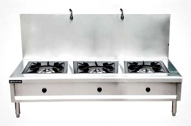 Bếp hầm 3 họng gas c&ocirc;ng nghiệp