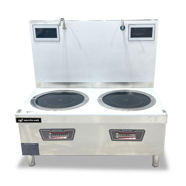 Bếp hầm đôi điện từ 2 họng 30kW