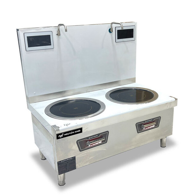 Bếp hầm đôi điện từ 2 họng 30kW
