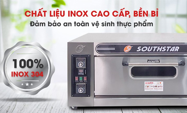 L&ograve; nướng b&aacute;nh southstar  chất liệu v&agrave; độ bền