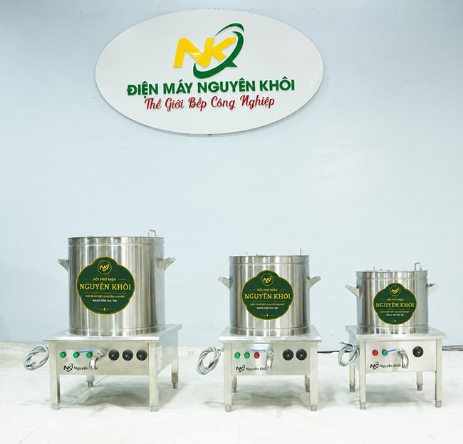 Nồi nấu phở điện 1 ngăn dung t&iacute;ch 20L đến 300L